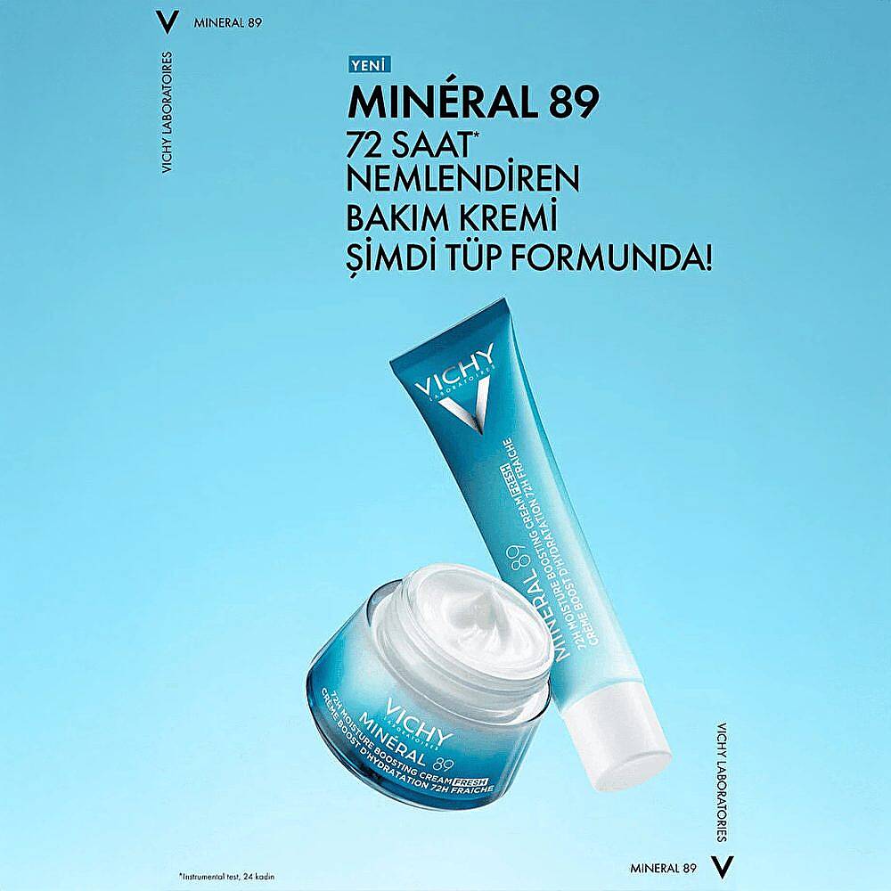 Vichy Mineral 89 72H Nemlendiren Bakım Kremi Fresh 40 ml - 4