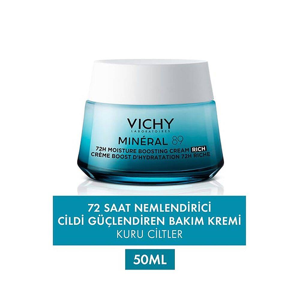 Vichy Mineral 89 72H Nemlendiren Bakım Kremi Rich 50 ml - 4