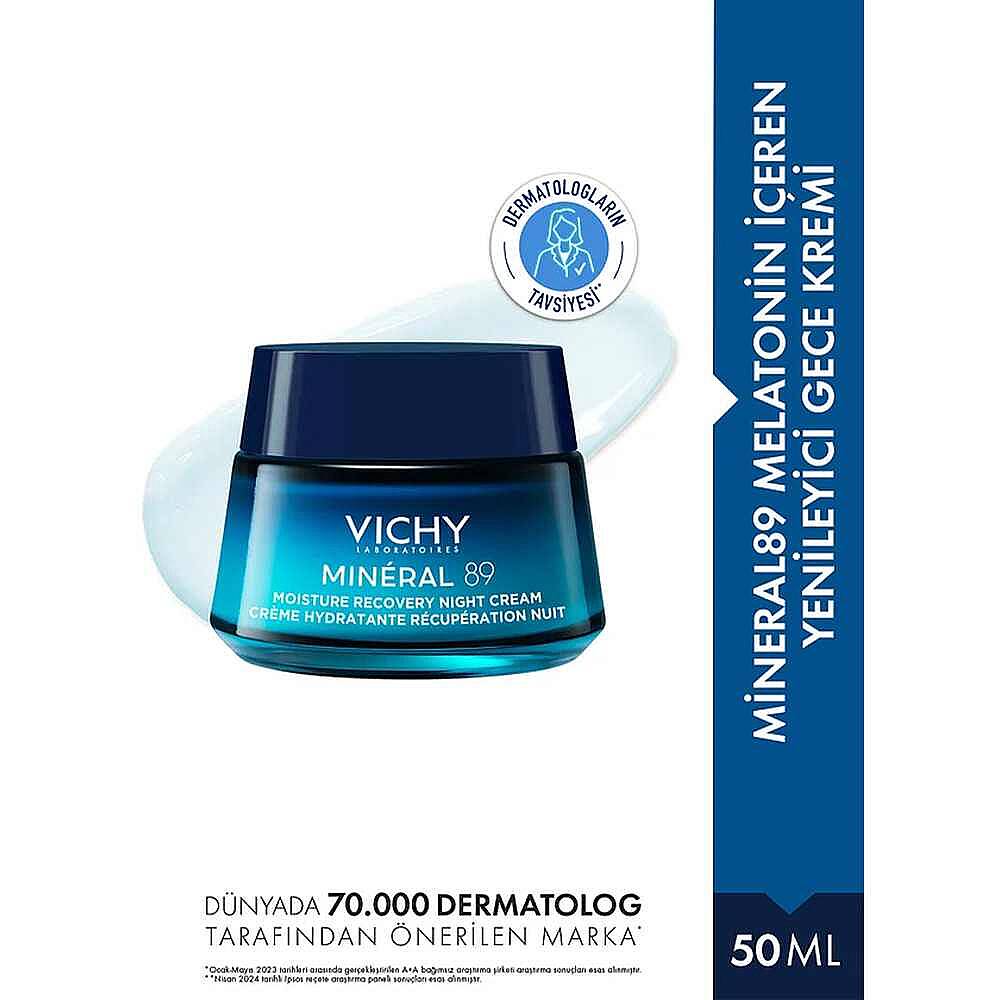 Vichy Mineral 89 Melatonin İçeren Nemlendirici Gece Kremi 50 ml - 8