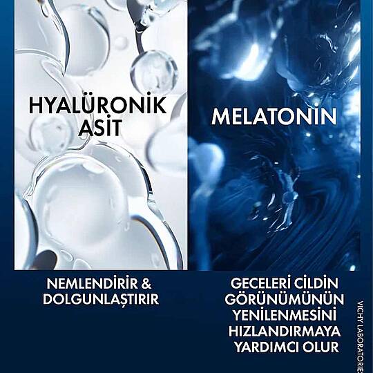 Vichy Mineral 89 Melatonin İçeren Nemlendirici Gece Kremi 50 ml - 2