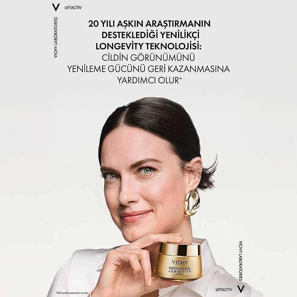 Vichy Neovadiol Longevity Yeniden Şekillendiren Sıkılaştırıcı Gündüz Bakım Kremi 50 ml - 7