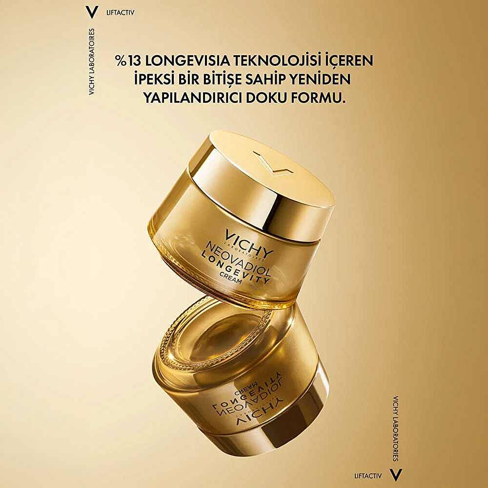 Vichy Neovadiol Longevity Yeniden Şekillendiren Sıkılaştırıcı Gündüz Bakım Kremi 50 ml - 4