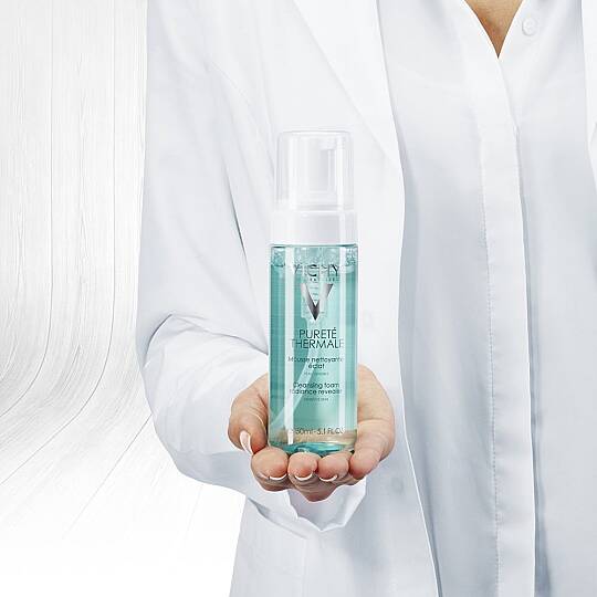 Vichy Purete Thermale Eau Moussant Hassas Ciltler için Yüz Temizleyici Köpük 150ml - 3