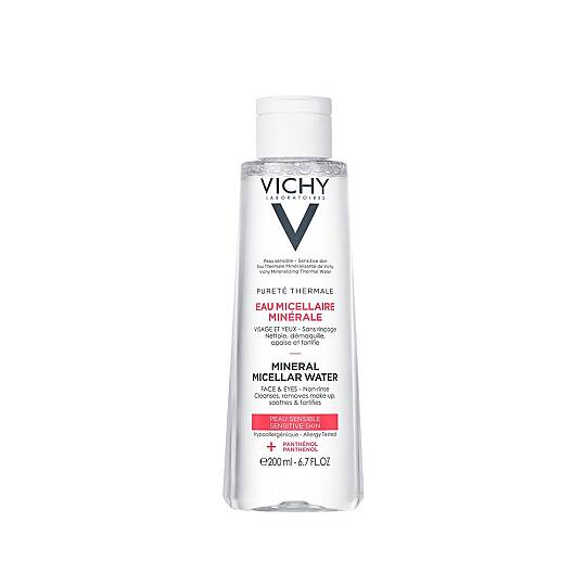 Vichy Purete Thermale Yüz ve Göz Çevresi için Mineral Misel Su 200 ml