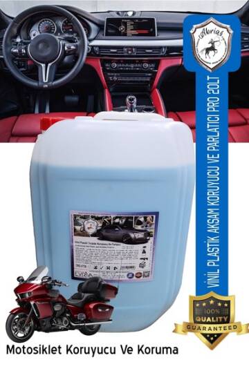 Vinil Plastik Aksam Torpido Motor Koruyucu Ve Parlatıcı Pro 20Lt