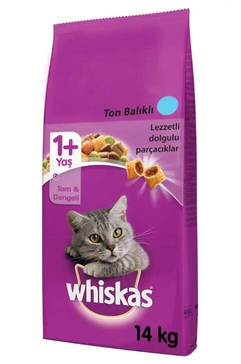 Whiskas Ton Balıklı Yetişkin Kedi Maması 14 Kg (149658) - 1