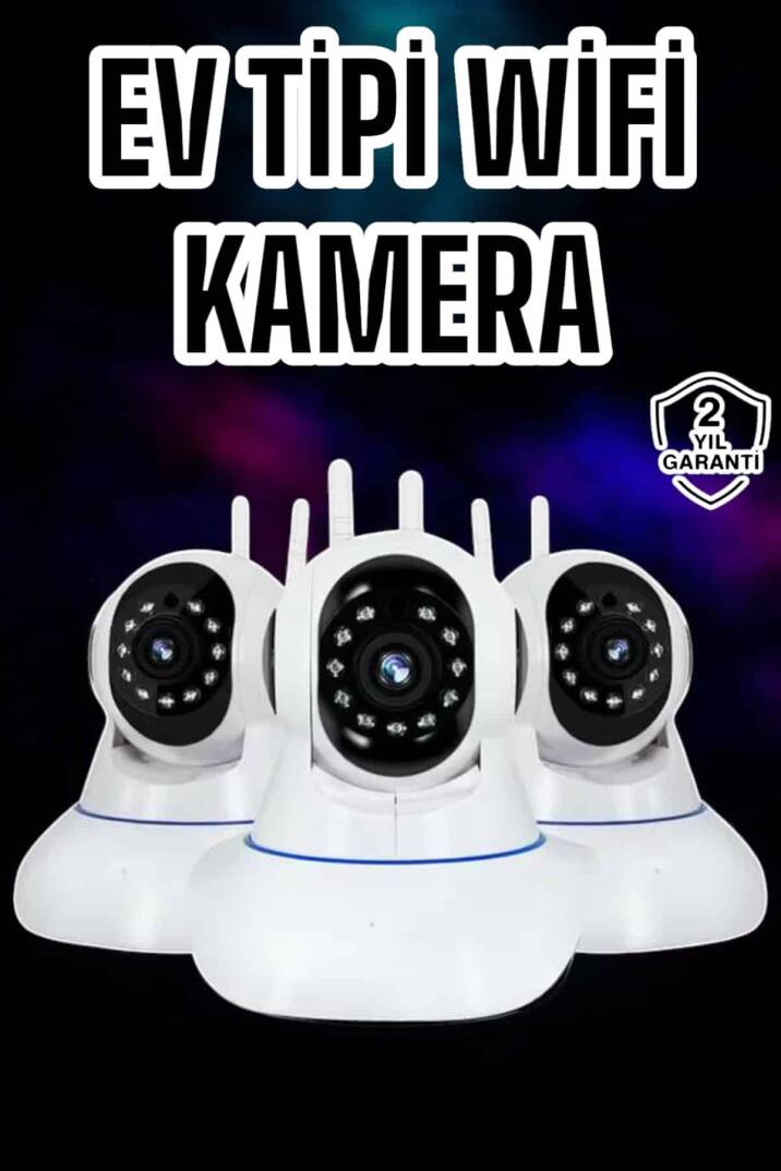 Wifi Kamerası Çift Yönlü Bebek Güvenlik Kamerası Gece Görüşlü - 1