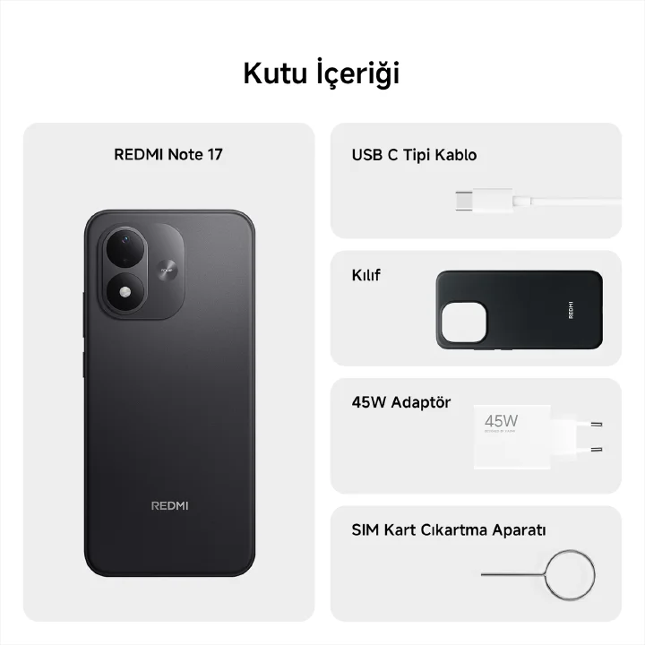 Xiaomi Redmi Note 17 5G 6/256 GB Siyah - 9
