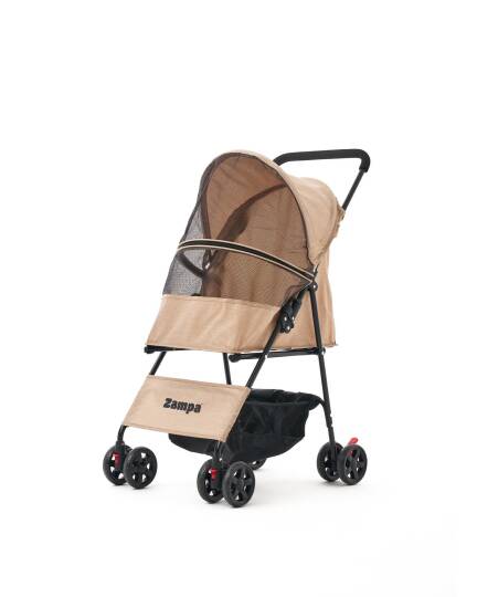 Zampa Aero Kedi & Köpek Arabası Kahverengi 42×69×96 cm (ZS-101-BR) - 8