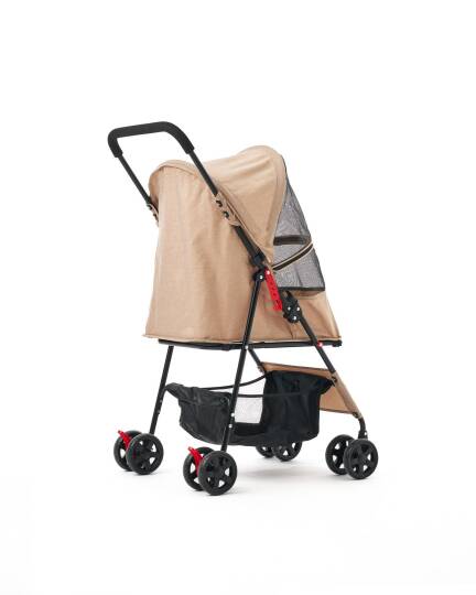 Zampa Aero Kedi & Köpek Arabası Kahverengi 42×69×96 cm (ZS-101-BR) - 4