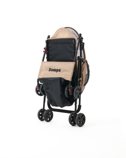 Zampa Aero Kedi & Köpek Arabası Kahverengi 42×69×96 cm (ZS-101-BR) - 3