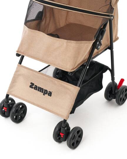 Zampa Aero Kedi & Köpek Arabası Kahverengi 42×69×96 cm (ZS-101-BR) - 2