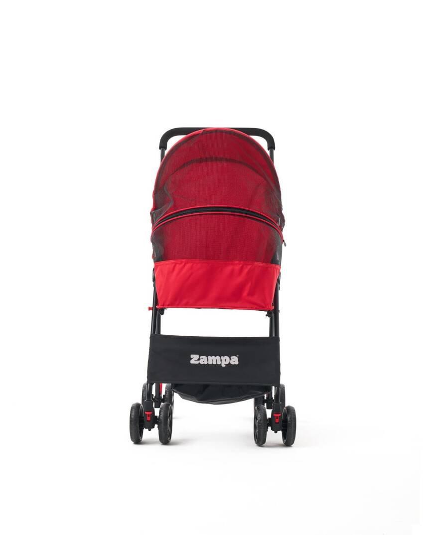 Zampa Aero Kedi & Köpek Arabası Kırmızı 42×69×96 cm (ZS-101-R) - 7