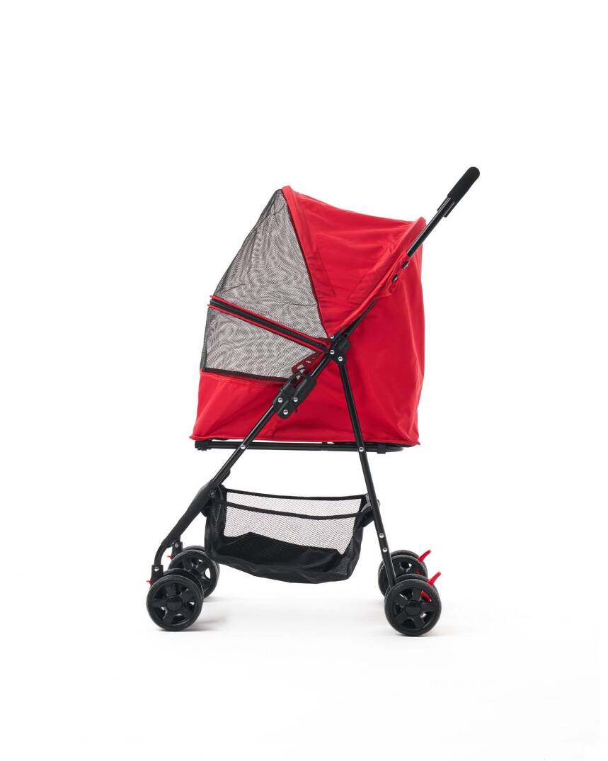 Zampa Aero Kedi & Köpek Arabası Kırmızı 42×69×96 cm (ZS-101-R) - 6