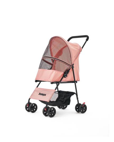 Zampa Aero Kedi & Köpek Arabası Pembe 42×69×96 cm (ZS-101-P) - 3
