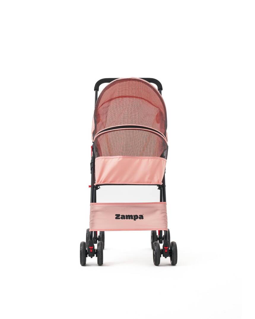 Zampa Aero Kedi & Köpek Arabası Pembe 42×69×96 cm (ZS-101-P) - 2