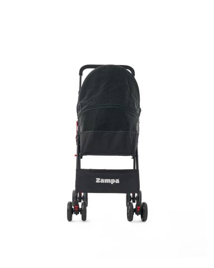 Zampa Aero Kedi & Köpek Arabası Siyah 42×69×96 cm (ZS-101-B) - 4