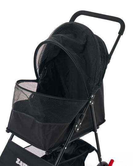 Zampa Aero Kedi & Köpek Arabası Siyah 42×69×96 cm (ZS-101-B) - 3