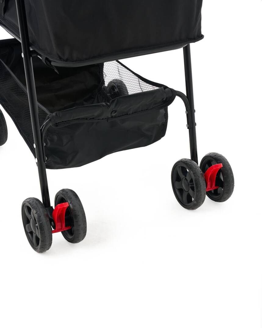 Zampa Aero Kedi & Köpek Arabası Siyah 42×69×96 cm (ZS-101-B) - 6