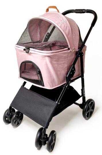 Zampa Albon Kedi Köpek Arabası Pembe LD02-P 53x77x100 Cm
