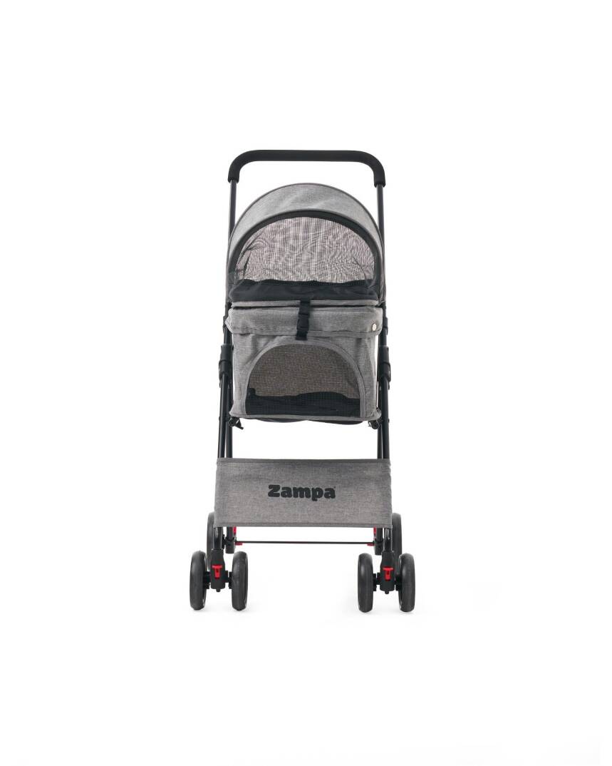Zampa Flux Kedi & Köpek Arabası Gri 45×63×93 cm (ZS-102-1-G) - 6