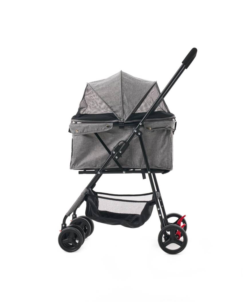 Zampa Flux Kedi & Köpek Arabası Gri 45×63×93 cm (ZS-102-1-G) - 1