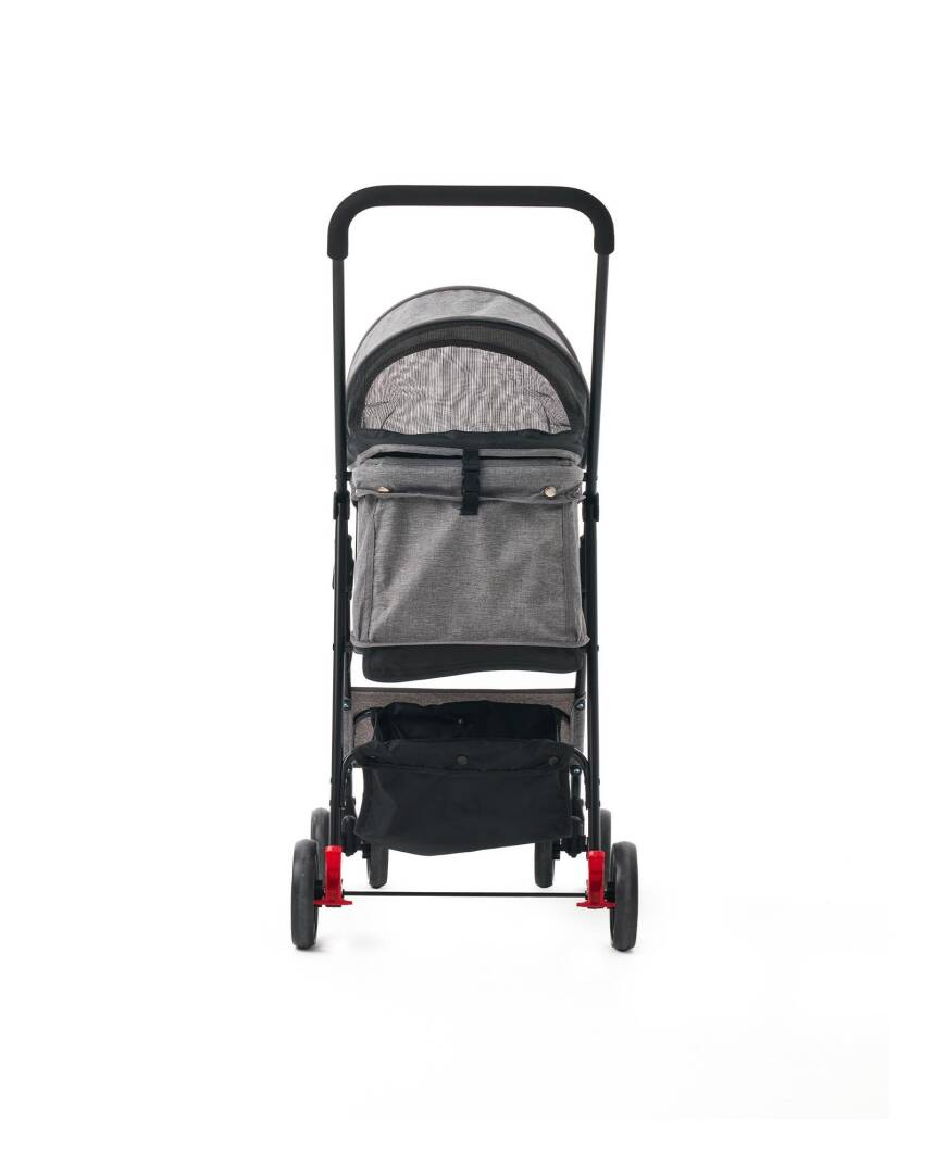 Zampa Flux Kedi & Köpek Arabası Gri 45×63×93 cm (ZS-102-1-G) - 5