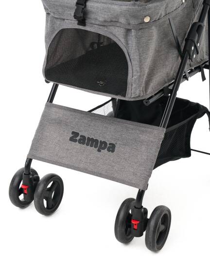 Zampa Flux Kedi & Köpek Arabası Gri 45×63×93 cm (ZS-102-1-G) - 3