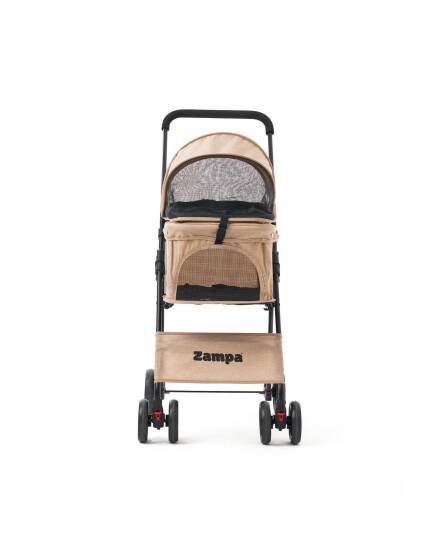 Zampa Flux Kedi & Köpek Arabası Kahverengi 45×63×93 cm (ZS-102-1-BR) - 7