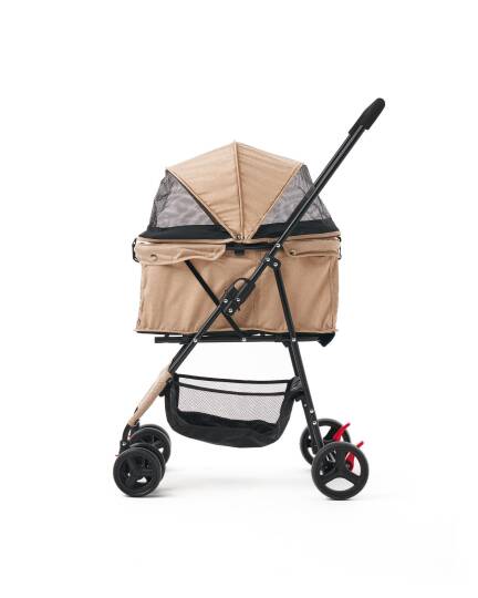 Zampa Flux Kedi & Köpek Arabası Kahverengi 45×63×93 cm (ZS-102-1-BR)