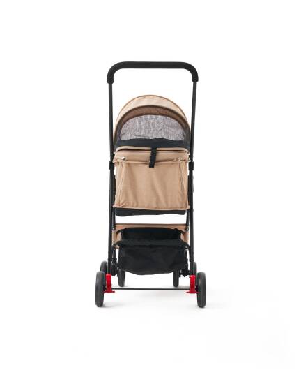 Zampa Flux Kedi & Köpek Arabası Kahverengi 45×63×93 cm (ZS-102-1-BR) - 6