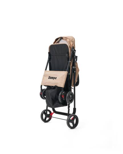 Zampa Flux Kedi & Köpek Arabası Kahverengi 45×63×93 cm (ZS-102-1-BR) - 4