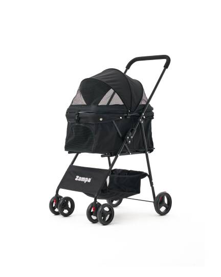 Zampa Flux Kedi & Köpek Arabası Siyah 45×63×93 cm (ZS-102-1-B) - 2