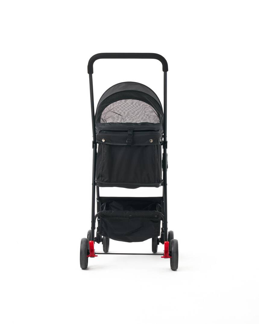 Zampa Flux Kedi & Köpek Arabası Siyah 45×63×93 cm (ZS-102-1-B) - 7