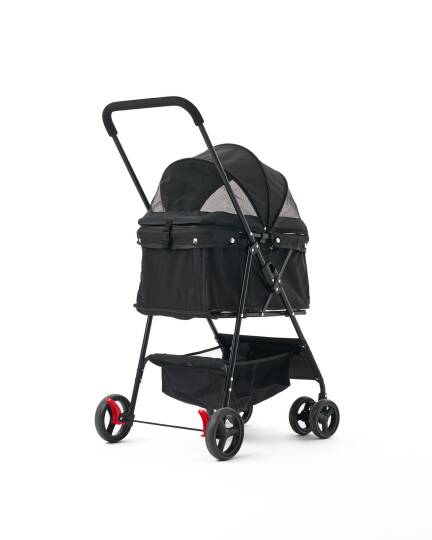 Zampa Flux Kedi & Köpek Arabası Siyah 45×63×93 cm (ZS-102-1-B) - 6