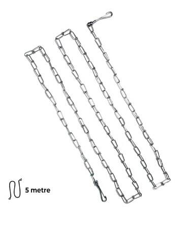 Zampa Milos Kedi Köpek Bağlama Zinciri 3 Mm X 5 Metre (Lcto-5) - 1