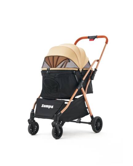 Zampa Nola Kedi & Köpek Arabası Haki 51×85×101 cm (ZS-105-1) - 3