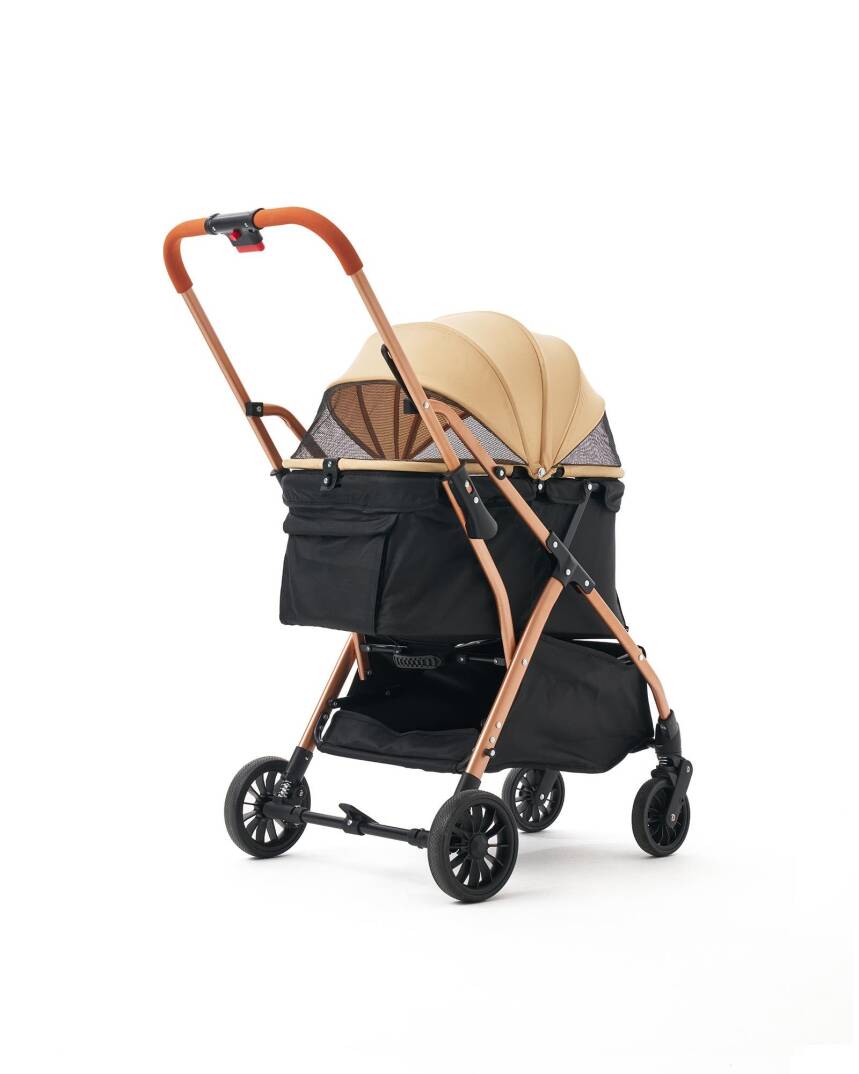 Zampa Nola Kedi & Köpek Arabası Haki 51×85×101 cm (ZS-105-1) - 5
