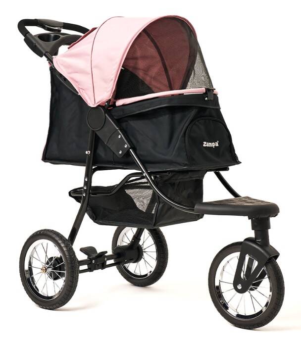 Zampa Ricciardo Kedi Köpek Arabası Pembe SP05CS-P 54x104x101 Cm - 1