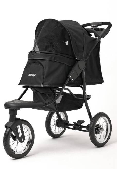 Zampa Ricciardo Kedi Köpek Arabası Siyah SP05CS-B 54x104x101 Cm - 1