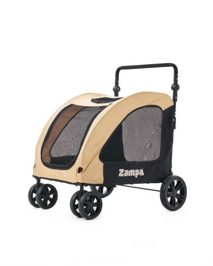 Zampa Sano Kedi & Köpek Arabası Haki 78×96×105 cm (ZS-401) - 2
