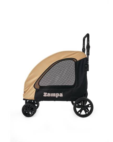 Zampa Sano Kedi & Köpek Arabası Haki 78×96×105 cm (ZS-401) - 5