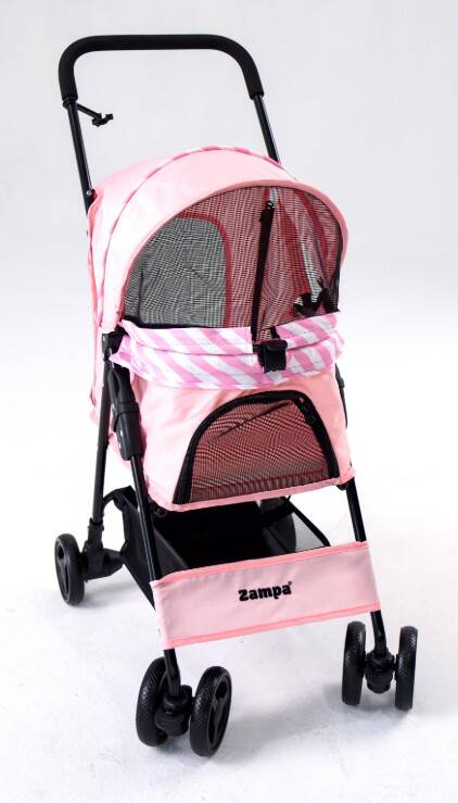 Zampa Showtime Kedi Köpek Arabası Pembe SP02XKP 42x69.5x88 Cm - 1