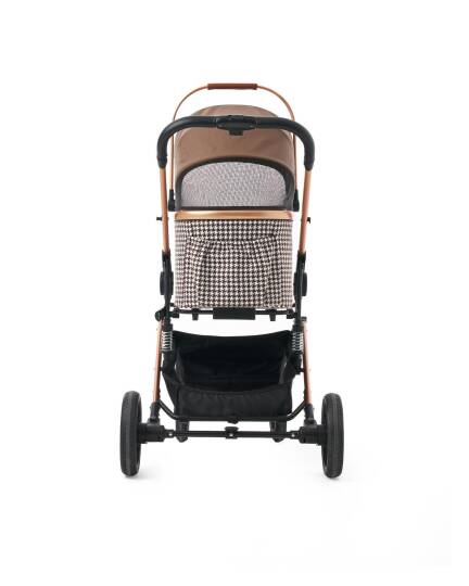 Zampa Vector Kedi & Köpek Arabası Kahverengi 35×87×101 cm (ZS-303L) - 3
