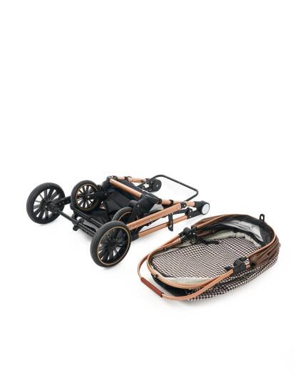 Zampa Vector Kedi & Köpek Arabası Kahverengi 35×87×101 cm (ZS-303L) - 7