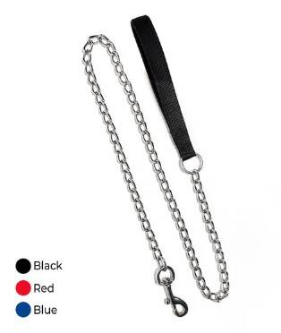 Zampa Yumuşak Saplı Silona Kedi Köpek Gezdirme Zinciri 3 Mm X 120 Cm (Lcsf-30) - 1